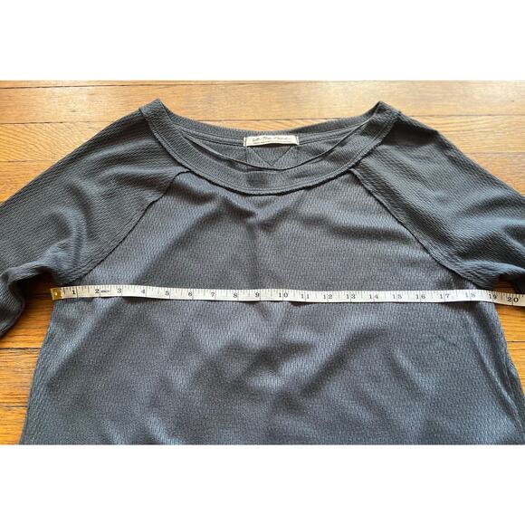 FREE PEOPLE Oversized Waffle Knit Sweater Womens sz S - Picture 7 of 10